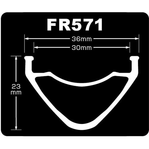 DT SWISS ( ディーティースイス ) リム FR571 シルバー 27.5インチ/32H