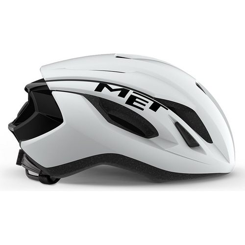 MET ( ���b�g ) �X�|�[�c�w�����b�g STRALE ( �X�g���[�� ) �z���C�g�u���b�N/�}�b�g�O���b�V�[ L ( 58-61cm )