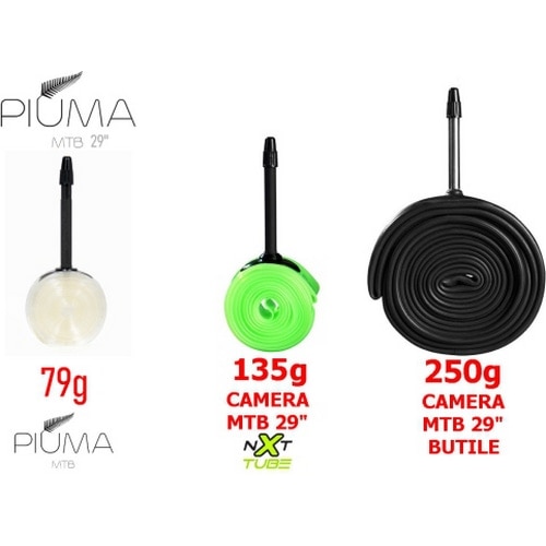 BARBIERI ( �o���r�G�� ) �`���[�u NXT PIUMA TPU �`���[�u FOR MTB �z���C�g 29X2-2.6 FV45 ( 622 )