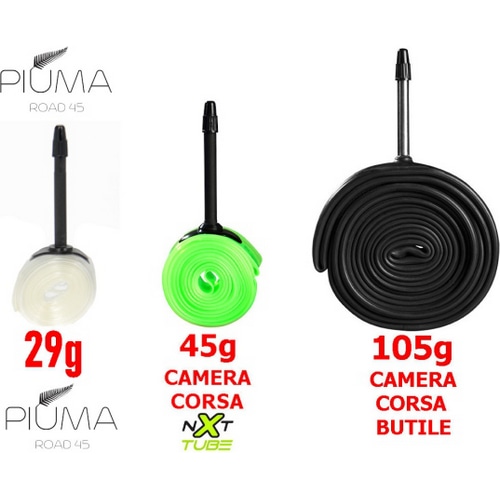 BARBIERI ( �o���r�G�� ) �`���[�u NXT PIUMA TPU �`���[�u FOR ROAD �z���C�g 700X23-32C FV75 ( 622 )