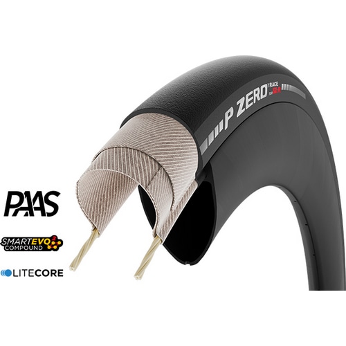 PIRELLI ( �s���� ) �`���[�u���X�^�C�� P ZERO RACE SL-R TLR ( P �[�� ���[�X SL-R �`���[�u���X���f�B ) �u���b�N 700X30C ( 622 )