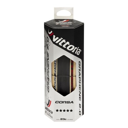 VITTORIA ( �r�b�g���A ) �N�����`���[�^�C�� CORSA GRAPHENE 2.0 Fold ( �R���T �O���t�F�� 2.0 ) �u���b�N/�p���T�C�h 700X32C ( 622 )