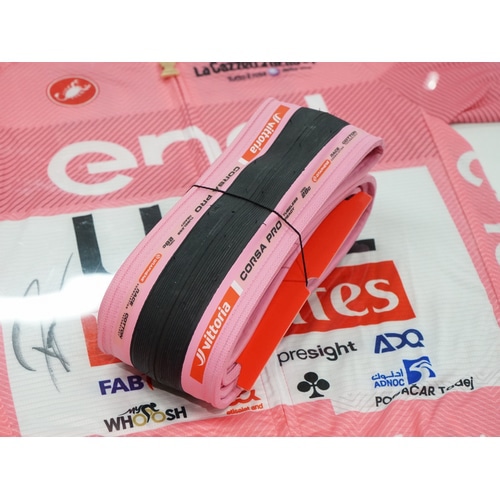 VITTORIA ( ビットリア ) チューブレスタイヤ CORSA PRO PINK SPECIAL EDITION ( コルサ プロ ピンク スペシャルエディション ) ブラック/ピンク 700X30C ( 622 )