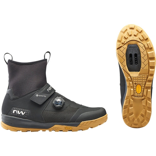 NORTH WAVE ( �m�[�X�E�F�[�u ) �r���f�B���O�V���[�Y KINGROCK PLUS GTX ( �L���O���b�N �v���X GTX ) �u���b�N/�n�j�[ 41 ( 26.0cm )