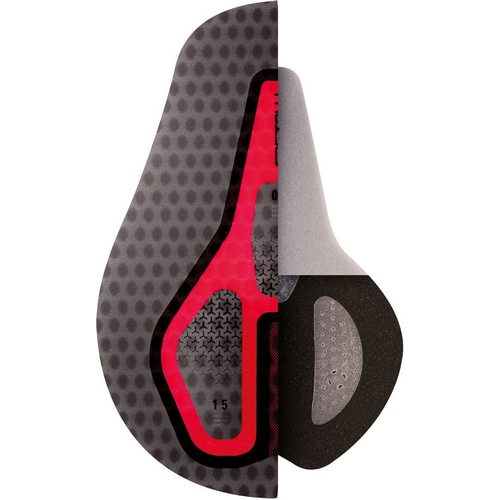 CASTELLI ( カステリ ) ビブショーツ UNLIMITED W BIBSHORT ( アンリミテッド W ビブショーツ ) 010 ブラック S レディース