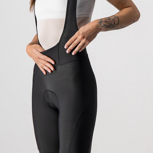 CASTELLI ( カステリ ) ビブタイツ VELOCISSIMA BIBTIGHT ( ベロシッシマ ビブタイツ ) 288 ブラック/ブリリアントピンク S レディース
