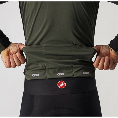 CASTELLI ( �J�X�e�� ) �W���P�b�g ALPHA ROS2 JACKET ( �A���t�@ ���X2 ) 075�~���^���[�O���[��/�t�@�C�A���[���b�h �V���o�[ L