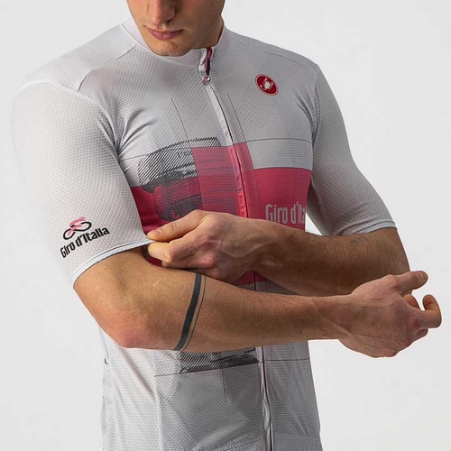 CASTELLI ( �J�X�e�� ) �����W���[�W GIRO TROFEO ROSA JSY ( �W�� �g���t�B�[ ���[�U �W���[�W ) �V���o�[ �O���[ / ���[�U�s���N M