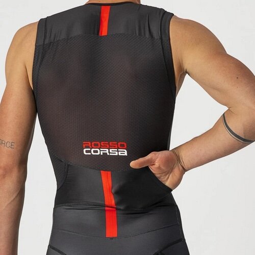 CASTELLI ( カステリ ) トライスーツ FREE SANREMO 2 SUIT SLEEVELESS ( フリー サンレモ 2 スーツ スリーブレス ) ブラック XS