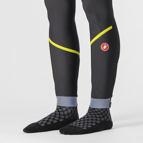CASTELLI ( カステリ ) タイツ VELOCISSIMA TH TIGHT ( ベロチッシマ サーマル タイツ ) 790 ブラック/ライム S レディース