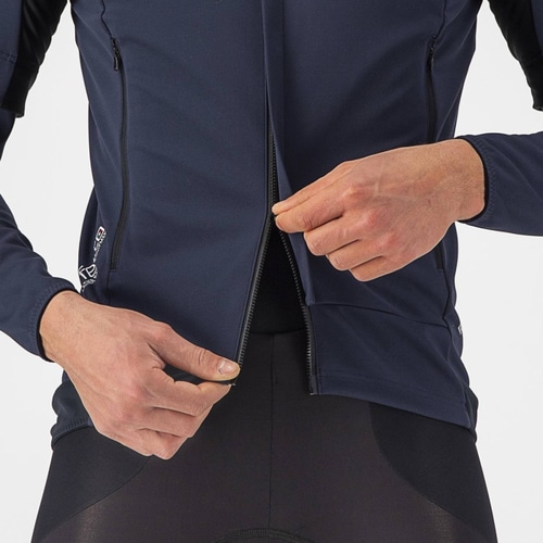 CASTELLI ( �J�X�e�� ) �W���P�b�g PERFETTO ROS2 CONVERTIBLE JACKET 414�T�r���u���[/�V���o�[�O���[ M