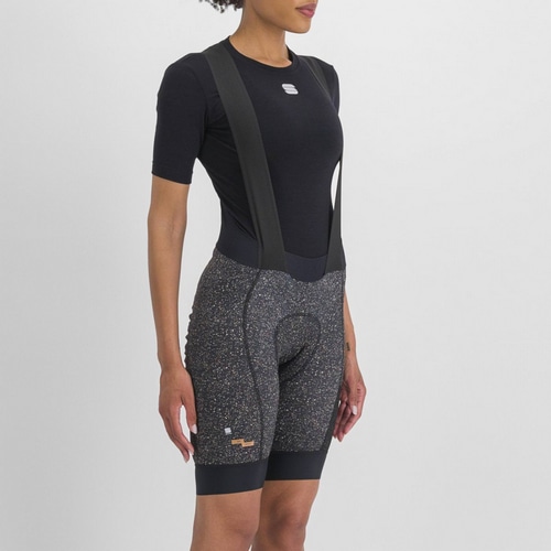 SPORTFUL ( スポルトフル ) ビブショーツ SKY RIDER SUPERGIARA W BIBSHORT ( スカイライダー  スーパーギアラ ウィメンズ ビブショーツ ) ブラック XXL