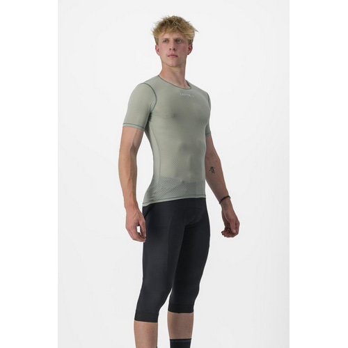 CASTELLI ( カステリ ) インナーウェア 半袖 PRO MESH 2.0 SHORT SLEEVE ( プロメッシュ 2.0 ショートスリーブ ) 346 ディフェンダーグリーン M