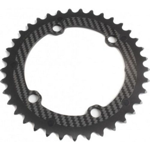 CARBON-TI チェーンリング X-CARBORING ROAD A/C 4BOLT X-AXS (107/37T