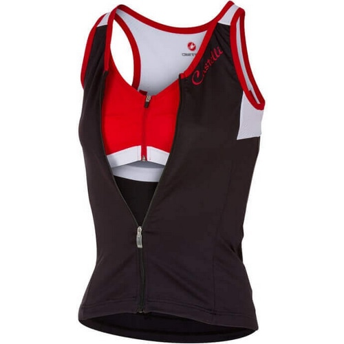 CASTELLI ( �J�X�e�� ) �����W���[�W SOLARE TOP ( �\�A�� �g�b�v ) 101 �u���b�N / �z���C�g / ���b�h S ���f�B�[�X