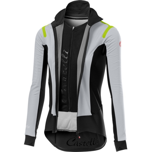 CASTELLI ( �J�X�e�� ) �W���P�b�g ALPHA ROS W JACKET ( �A���t�@ RoS W �W���P�b�g ) 870 �V���o�[�O���[/�u���b�N S ���f�B�[�X