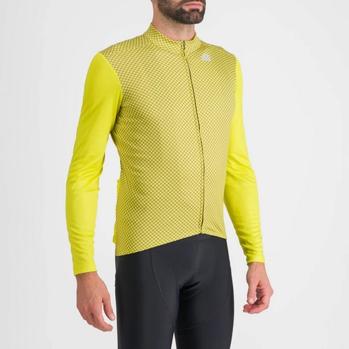 SPORTFUL ( スポルトフル ) 長袖ジャージ CHECKMATE THERMAL JERSEY ( チェックメイト サーマル ジャージ )  シダー オリーブ グリーン L