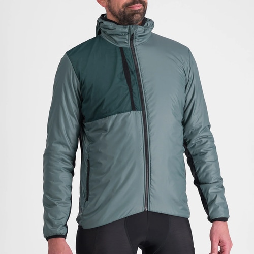 SPORTFUL ( �X�|���g�t�� ) �W���P�b�g SUPERGIARA PUFFY LONG SLEEVE ( �X�[�p�[�W�A�� �p�t�B�[ �����O�X���[�u ) 3000 �V�����u �O���[�� M