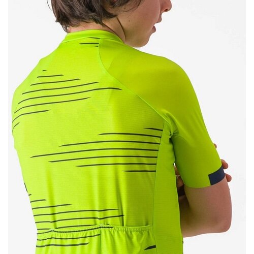 CASTELLI ( �J�X�e�� ) �����W���[�W AERO KID JERSEY ( �G�A�� �L�b�Y �W���[�W ) �G���N�g���b�N���C��/�x���W�����u���[ 6A