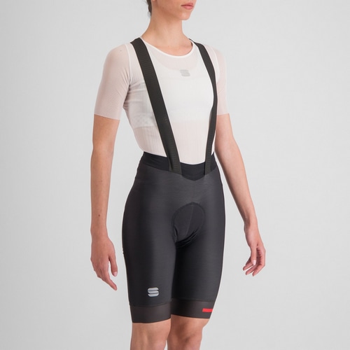 SPORTFUL ( スポルトフル ) ビブショーツ FIANDRE W BIBSHORT ( フィアンドレ ウィメンズ ビブショーツ ) ブラック S レディース