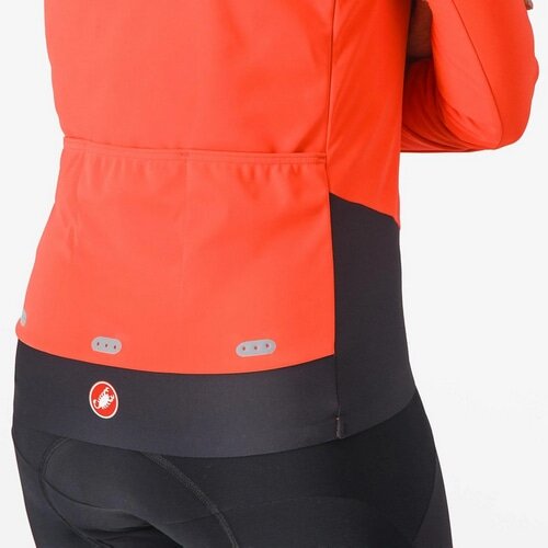 CASTELLI ( カステリ ) ジャケット ALPHA DOPPIO RoS W JACKET ( アルファ ドッピオ ロス ウィメンズ ジャケット ) 288 ブリリアント ピンク/ダークグレー ダーク XS レディース