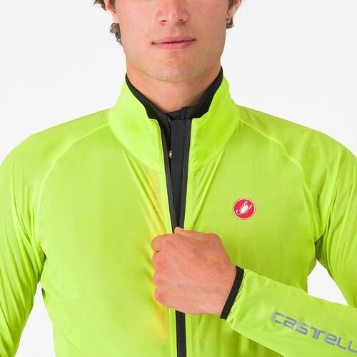 CASTELLI ( JXe ) CEFA SQUALL SHELL JACKET ( XNEH[ VF WPbg ) GNgbNC/ubN M