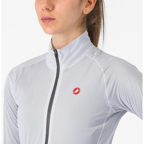 CASTELLI ( �J�X�e�� ) �W���P�b�g SQUALL SHELL W JACKET ( �X�N�E�H�[�� �V�F�� �E�B�����Y �W���P�b�g ) �V���o�[�O���[/�u���b�N L ���f�B�[�X