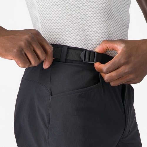 CASTELLI ( �J�X�e�� ) �J�W���A���p���c UNLIMITED ADVENTURE BAGGY SHORT ( �A�����~�e�b�h �A�h�x���`���[ �o�M�[ �V���[�c ) �u���b�N M