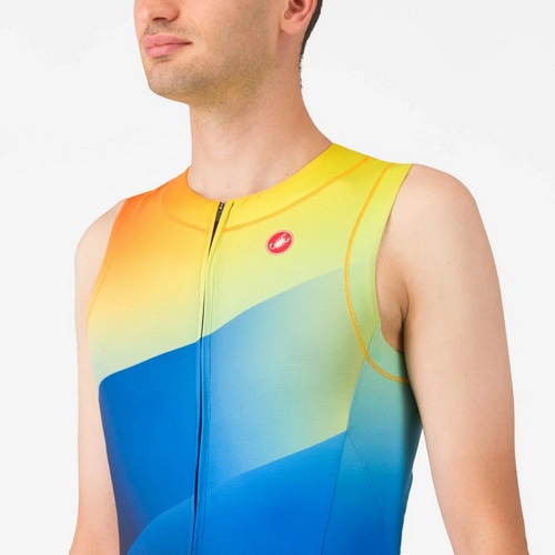 CASTELLI ( JXe ) s[XW[W FREE SANREMO 3 SUIT SLEEVELESS ( t[ T 3 X[c X[uX ) xWu[/}`J[rrbh M