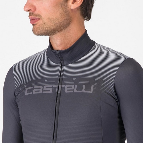 CASTELLI ( JXe ) W[W APICE THERMAL JERSEY ( AsX T[} W[W ) 030 _[NO[ / X[N O[Vo[ O[ XL