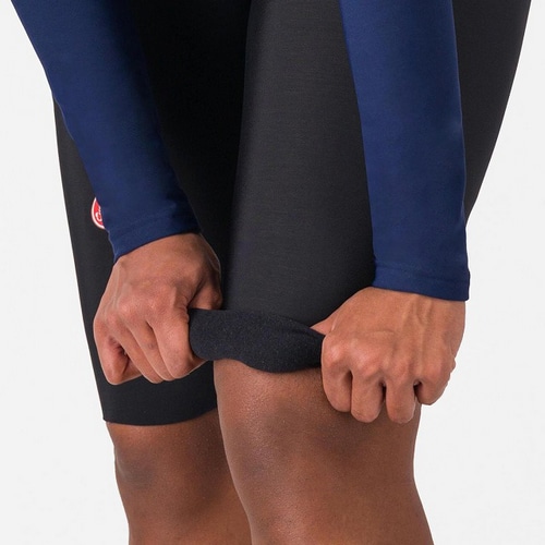 CASTELLI ( カステリ ) ビブショーツ OMLOOP THERMAL W DT BIBSHORT ( オムループ サーマル W DT ビブショーツ ) 010 ブラック S レディース