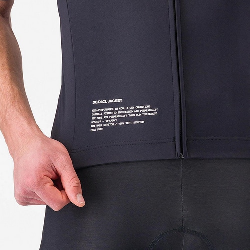 CASTELLI ( カステリ ) ジャケット Do.Di.Ci. SHORT SLEEVE JACKET ( ドディチ ショートスリーブ ジャケット ) 085 ライト ブラック M