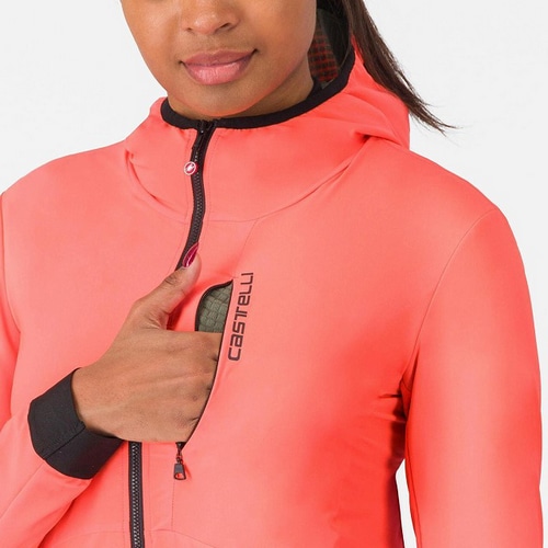 CASTELLI ( カステリ ) ジャケット FLY UNLTD W JACKET ( フライ アンリミテッド W ジャケット ) 288 ブリリアント ピンク XS レディース