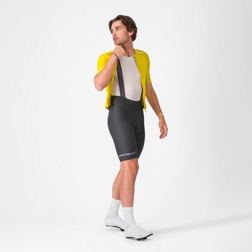 CASTELLI ( カステリ ) ビブショーツ ESPRESSO 2 BIBSHORT ( エスプレッソ 2 ビブショーツ ) ダークグレー M