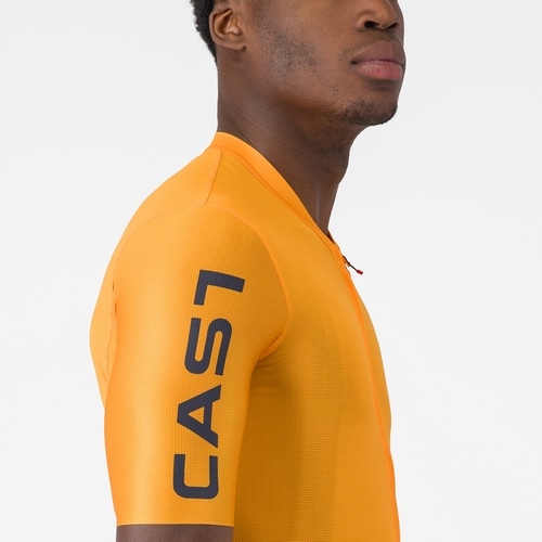CASTELLI ( �J�X�e�� ) �����W���[�W ENTRATA APEX JERSEY ( �G���g���[�^ �A�y�b�N�X �W���[�W ) �r�r�b�h�I�����W/�g���C���C�g�u���[ L