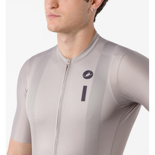 CASTELLI ( �J�X�e�� ) �����W���[�W DRITTONE LOGO JERSEY ( �h���b�g�[�l ���S �W���[�W ) �N���C/�x���W�����u���[ L