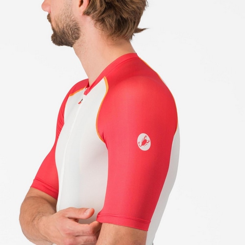 CASTELLI ( �J�X�e�� ) �����W���[�W UNLIMITED ENDURANCE 3 JERSEY ( �A�����~�e�b�h �G���f�������X 3 �W���[�W ) �A�C�{���[/���b�`���b�h-�r�r�b�h�I�����W M