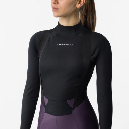 CASTELLI ( カステリ ) ビブタイツ ESPRESSO 2 W DT BIBTIGHT ( エスプレッソ 2 ウィメンズ ドロップテール ビブタイツ ) ナイトシェイド S レディース