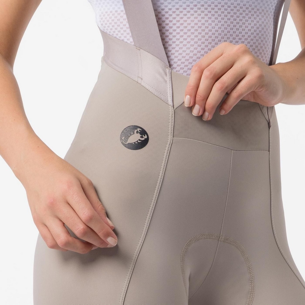 CASTELLI ( カステリ ) ビブタイツ ESPRESSO W DT TRNSTN BIBTIGHT ( エスプレッソ W DT トランジション ビブタイツ ) クレイ S レディース