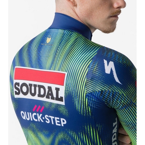 CASTELLI ( �J�X�e�� ) �����W���[�W MID WEIGHT 2 LS JERSEY ( �~�b�h �E�F�C�g 2 �����O�X���[�u�W���[�W ) �u���[/�G���N�g���b�N���C�� L