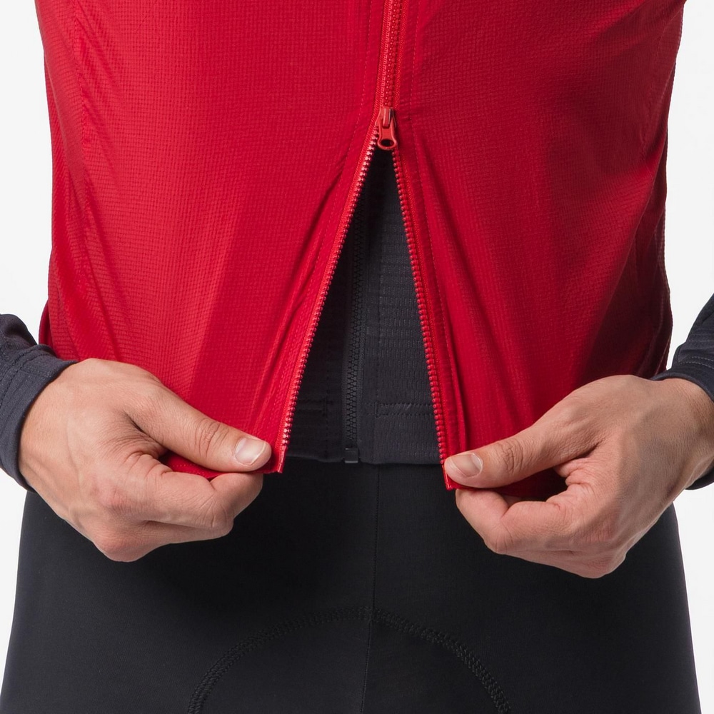 CASTELLI ( カステリ ) ベスト・ジレ TRANSITION AIR VEST ( トランジション エア ベスト ) リッチレッド M