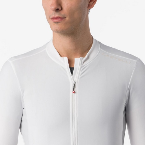 CASTELLI ( カステリ ) 長袖ジャージ ESPRESSO THERMAL 2 JERSEY ( エスプレッソ サーマル 2 ジャージ ) アイボリー S