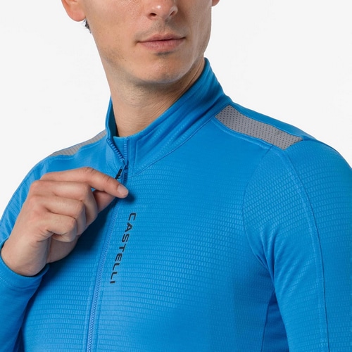 CASTELLI ( カステリ ) 長袖ジャージ PURO 4.1 JERSEY ( プーロ 4.1 ジャージ ) ブルーサーキット M