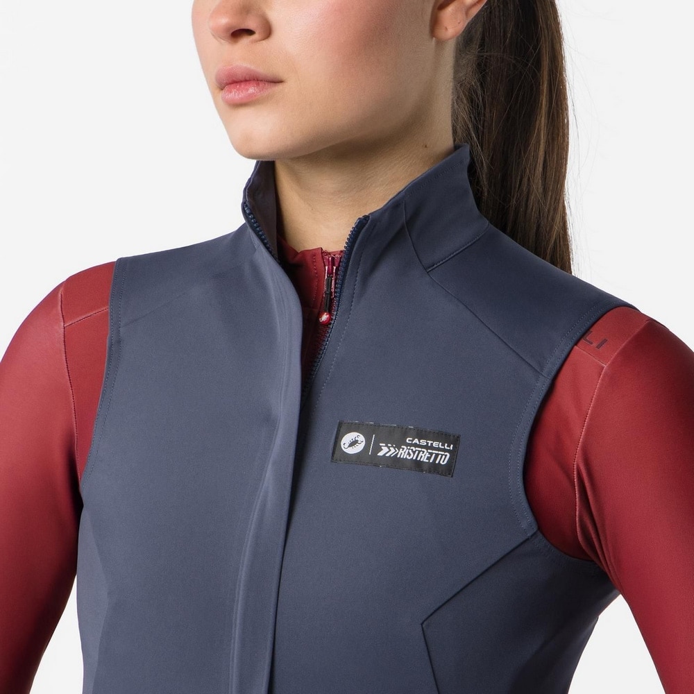 CASTELLI ( カステリ ) ベスト・ジレ PERFETTO 2 W VEST ( ペルフェット 2 W ベスト ) トワイライトブルー S レディース
