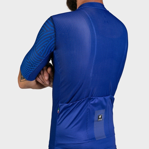 PISSEI ( ピセイ ) 半袖ジャージ サイクルジャージ サンレモ ブルー L