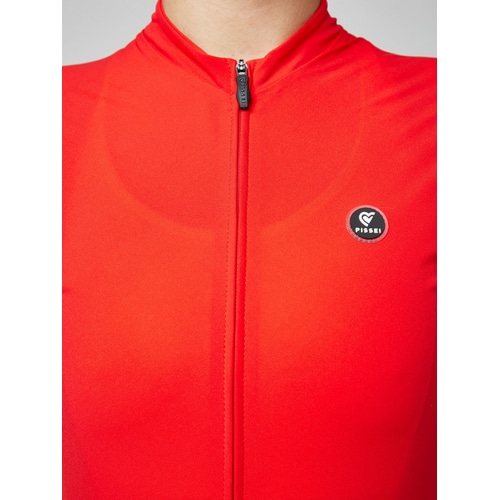 PISSEI ( ピセイ ) 半袖ジャージ WOMAN'S PRIMAPELLE SHORT SLEEVE JERSEY ( ウィメンズ プリマペレ ショートスリーブジャージ ) レッド XXS レディース