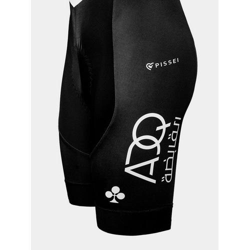 PISSEI ( ピセイ ) ビブショーツ UAE TEAM ADQ REPLICA WOMEN BIB SHORTS ( UAE チーム ADQ レプリカ ウィメンズ ビブショーツ ) ブラック XS