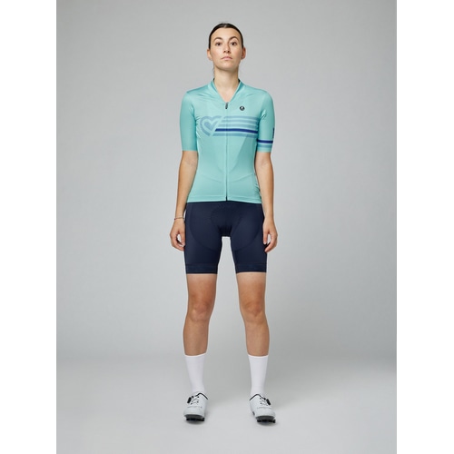 PISSEI ( ピセイ ) 半袖ジャージ PRIME WOMEN SHORT SLEEVE JERSEY ( プライム ウーマン ショートスリーブジャージ ) スカイブルー XS レディース