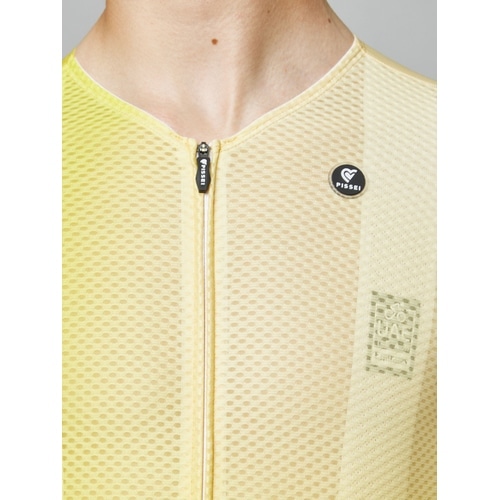 PISSEI ( ピセイ ) 半袖ジャージ MAGISTRALE SUPERLIGHT SHORT SLEEVE JERSEY ( マジェステラーレ スーパーライト ショートスリーブジャージ ) イエロー XXS