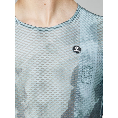 PISSEI ( �s�Z�C ) �����W���[�W MAGISTRALE ZIPPERLESS SHORT SLEEVE JERSEY ( �}�W�F�X�e���[�� �W�b�p�[���X �V���[�g�X���[�u�W���[�W ) �O���[ XXS